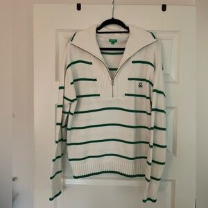 Green Striped Rugby Knit